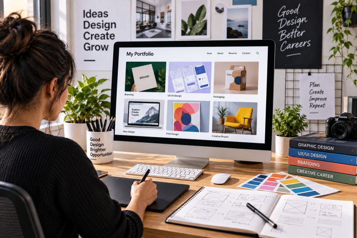 How to Build a Design Portfolio That Gets You Hired